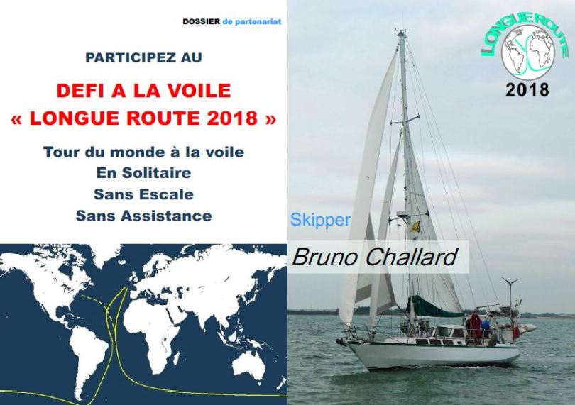 bruno challard longue route 2018 tour du monde à la voile en solitaire sans escale sans assistance